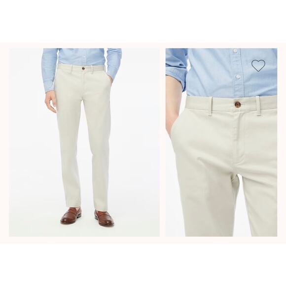 J. Crew Men’s Straight-fit flex chino pant - Picture 1 of 10